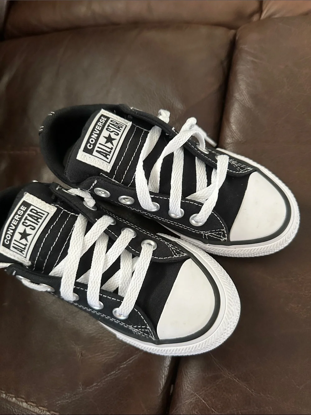 Converse Black & White Low Top Sneakers